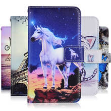 Cartoon Wallet Case for Alcatel 1X 5059D Cover Phone Bag Alcatel 5059D 5009A Unicorn Case for Alcatel 1X 1 X Fitted Case 2024 - buy cheap