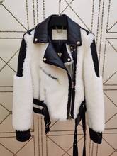 Arlenesain Shearling Jacket with Sheep Leather and Zip Fastening 2024 - buy cheap