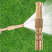 Pistola de água de alta pressão para lavar, bico pulverizador de água para irrigação, ferramenta de jardim, pulverizador de água de cobre completo 2024 - compre barato