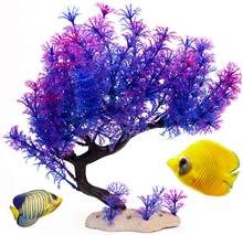 1pcs Artificial Plastic Water Plant Tree Aquarium Decorations Plants Fish Tank Grass Flower Ornament Decor Aquatic Accessories 2024 - buy cheap