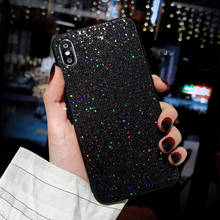 Glitter lantejoulas coloridas tpu caso de telefone para o iphone 12 pro max xr xs max 6s 7 8 plus x 11 pro max capa à prova de choque coque 2024 - compre barato