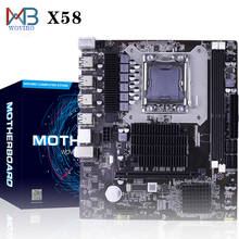 X58 материнская плата LGA 1366 ECC REG 1600 МГц DDR3 памяти объемом до 32 GB для Intel X58 LGA1366 для I3 I5 760 I7 870 материнская плата 1366 материнская плата 2024 - купить недорого