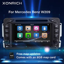 2 din Car Radio GPS DVD For Mercedes Benz CLK W209 W203 W463 W208 W210 Vaneo vito w639 ml w168 multimedia Head Unit Stereo audio 2024 - buy cheap