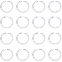 14G 16G 18G Clear Septum Nose Hoop Rings Retainer Bioflex Cartilage Tragus Helix Earring Clicker Hoop Piercing 6-12mm Inner 2024 - buy cheap