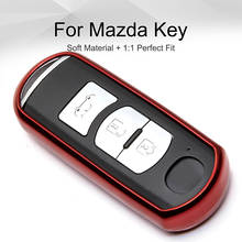 NEW Key Case Chain For Mazda 2 3 5 6 CX-5 RX-8 CX-7 CX-9 Familia 323 MX5 CX5 CX7 CX9 Atenza Axela TPU Shell Car Key Cover Holder 2024 - buy cheap