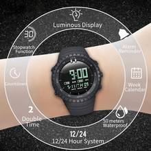 Reloj Digital LED para hombre, cronógrafo electrónico de goma, deportivo, resistente al agua, a la moda, Q 2024 - compra barato