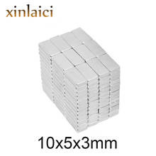 50/100/200 pcs Super 10 x 5 x 3 mm N35 Strong Powerful Block Magnet Rare Earth Neodymium Magnets 10*5*3mm 2024 - buy cheap
