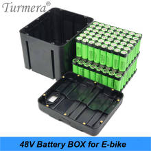 Turmera-caja de batería para bicicleta eléctrica, accesorio de 48V para 13S8P 18650, paquete de batería que incluye soporte y tira, oferta de níquel, lugar 104 celdas 2024 - compra barato