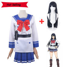 2021Hot Anime High-Rise Invasion Costumes Honjo Yuri Cosplay Wigs Men and Women JK Uniforms Adult Sailor Suits Halloween Costume 2024 - buy cheap