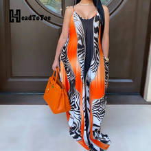 Colorblock spaghetti strap casual solto verão vestido feminino bolso design maxi vestido 2024 - compre barato