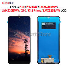 For LG K50 K12 Max LCD For LG Q60 K12 Prime lcd Display Touch Screen Digitizer Assembly Replacement Accessory With Frame 6.26" 2024 - buy cheap