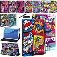 For Huawei MediaPad M5 Lite 10.1/M5 10.8/MediaPad T5 10 10.1/T3 8.0/T3 10 9.6 Tablet Personalized Graffiti Protective Sleeve 2024 - buy cheap