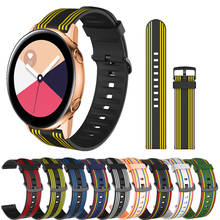 Pulseira de relógio garmin vivoactive 3/4/vivomove hr, 20mm, 22mm, silicone macio, pulseira de relógio esportivo para huawei watch gt gt2 42mm 46mm 2024 - compre barato