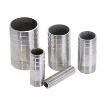 304 Stainless Steel Pagoda Barb Pipe Hose Fittings Connector 1/4" 3/8" 1/2" 3/4" 1" 1-1/4" 1-1/2" 2" Male Threaded Pipe Fittings 2024 - buy cheap