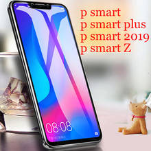 Capa de vidro temperado 9d, para huawei p smart plus 2018 2019 2020, protetor de tela p smart z s pro, película protetora 2024 - compre barato