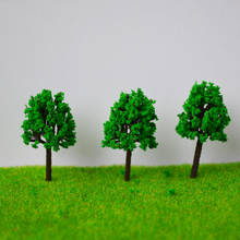 100pcs Roadside Model Tree 30mm Mimiature Plastic For Train Scenery Layout Miniature Landscape Simulation Scenario 2024 - buy cheap