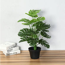 70 CM Artificial Real Touch Monstera Tree Plants Fake Tropical Tree Plants Home Garden Decor No pot 2024 - buy cheap