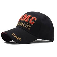 Sombreros de Sol para mujer, gorras de béisbol con bordado de letras USMC, sombreros de pesca para hombre y mujer, gorra militar para exteriores, sombrero de Hip Hop para hombre 2024 - compra barato