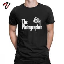 O fotógrafo t camisa para homem 100% algodão tshirt clássico hipster camiseta 90s padrinho t manga curta fotografia roupas 2024 - compre barato
