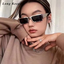 Vintage Sunglasses Men 2021 New Luxury Women Sunglasses Square Punk Glasses Fashion Eyewear UV400 Gafas de sol Goggles 2024 - buy cheap