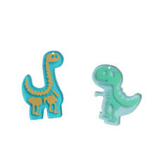 DIY Jewelry Findings Ornament Accessories Cute Resin Charms Kawaii Animal Dinosaur Earring Necklace Floating Pendant 20pcs 2024 - buy cheap
