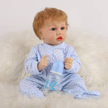 Realistic Reborn Dolls 23 Inch Baby Boys Gifts Educational Reborn Boneca Children Playmate doll Boys doll 2024 - buy cheap
