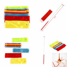 6m Colorful Gym Ribbons Dance Ribbon Rhythmic Art Gymnastics Ballet Streamer Twirling Rod Stick Training 2024 - buy cheap