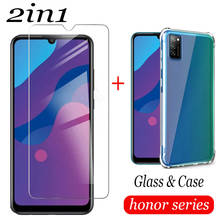 2-IN-1 case, glass for huawei honor honor 9a 9c 9s 9x Protective Glass on 9 x a c s honor9a Screen Protector honor 9 a a9a Glass 2024 - buy cheap