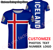 Футболка с флагом исландской страны, мужская и женская футболка, топы в стиле панк, футболки, готическая футболка, азиатский размер 5XL, для спортзала 2024 - купить недорого