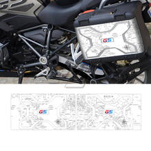 Наклейка для мотоцикла s Наклейка боковая коробка из сплава luminum дорожная коробка багажная боковая защита наклейка Чехол для BMW Vario 2013-2020 2024 - купить недорого