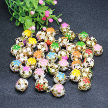 20-50Pcs 14mm Metal Cloisonne ball bells Bells Decorative Tree Christmas Ornament For Pets Key Pendant Ornaments DIY Accessories 2024 - buy cheap