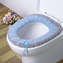 Warm Soft Thickened O Shape Washable Home Toilet Seat Cover Cushion with Handle Bathroom Warmer Seat Lid Cover Toilet Accessorie 2024 - buy cheap