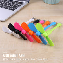 Mini USB Fan Portable Handheld Fans Removable Flexible Bendable Cooler for Power Bank Laptop Computer Notebook Summer Gadgets 2024 - buy cheap