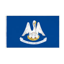 Bandera de Luisiana para decoración, 60x90/90x150cm, Unión de Estados Unidos, justicia, seguridad 2024 - compra barato