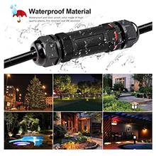 6PCS Waterproof Connector 3 Core Quick Connect LED Lighting Accessories Electrical Cable Wire Connector Outdoor Garden Use 2024 - buy cheap