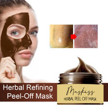 Herbal Peel Mask Tearing Mask Oil Control Blackhead Remover Peel Off Dead Skin Clean Pores Shrink Facial Skin Care Mask TSLM1 2024 - buy cheap