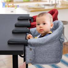 Portable Baby Highchair Foldable Feeding Chair Seat Booster Safety Belt Dinning Hook-on Chair Harness Lunch Cushion 2024 - buy cheap