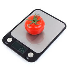 Balança culinária digital inteligente, 5kg/1g, de aço inoxidável, com visor lcd, balança postal, para uso doméstico 2024 - compre barato