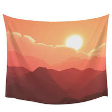 Sun Clouds Peak Sunrise Scenery Wall Tapestry Home Wall Decor Tapestry Bedroom Tapestry Wall Hanging Picnic Mat Yoga Mat 2024 - buy cheap