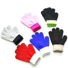 Детские зимние перчатки, перчатки для мальчиков и девочек-подростков, Детские Волшебные Зимние перчатки, теплые вязаные перчатки 2024 - купить недорого