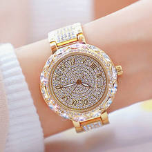 Women Watches Gold Luxury Brand Diamond Quartz Big dial Ladies Wrist Watches Stainless steel Clock Female Watch relogio feminino 2024 - buy cheap