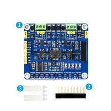 Raspberry Pi 2-канальная Изолированная Расширительная шапка rs485 для Raspberry Pi 3B 4B Zero W 2024 - купить недорого