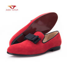 Men Loafers Bow Design Simple Style Gentleman Red And Black Man Flats Wedding And Banquet Shoes 2024 - buy cheap
