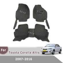 RHD Carpets For Toyota Corolla Altis 2016 2015 2014 2013 2012 2011 2010 2009 2008 2007 Car Floor Mats Custom Foot Pads Rugs 2024 - buy cheap