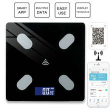 Household Weighing Scale LCD Digital Screen Intelligent bluetooth APP Android IOS USB Charging Smart BMI Fat Scale 2024 - buy cheap