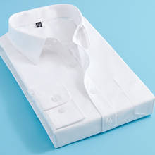 Camisa social masculina com bolso, camisa casual de manga comprida na moda, camisa masculina justa 2024 - compre barato