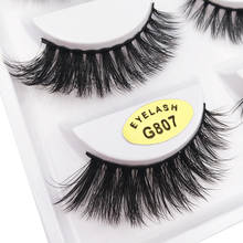 5 Pairs Mink Eyelashes False Eyelashes natural False Lashes 3D Mink Lashes 3D Lashes Mink Faux Cils Cilios Fluffy Fake Eyelashes 2024 - buy cheap