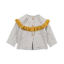 Baby Sweaters Cardigans Autumn Full Sleeve Newborn Girl Knitwear Tops Casual Toddler Kids Knitted Jackets Coats Children Clothes 2024 - buy cheap