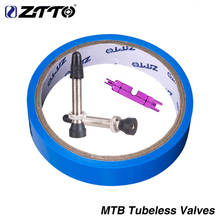 ZTTO-Piezas para bicicleta de montaña, válvulas sin cámara FV, neumático francés F/V, sin tubos, Kit de conversión de neumáticos Presta, 30mm 2024 - compra barato