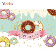 Donuts Candy Cake Ice Cream Cheese Biscuit Chocolate Baby Shower Birthday Party Backdrop Photography Background For Photo Studio 2024 - buy cheap